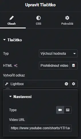 elementor lightbox video